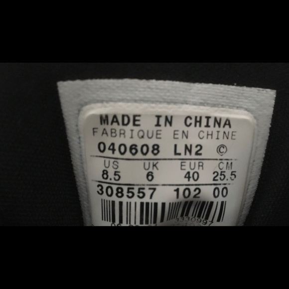 Y2K Nike Zoom Air Black White Tennis Shoes Sneakers Size 8.5